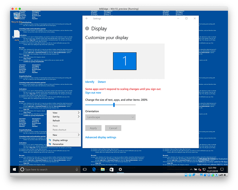 仮想Windows10